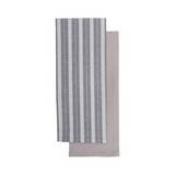 Toalla para cocina de algodón 50x70 cm charlize gris 2 piezas