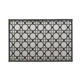 Alfombra para entrada 40x60 cm geometrik noir