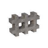 Block zacate rectangular gris