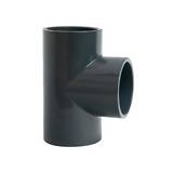 Te lisa pvc sch80 25mm(1 pulgada)