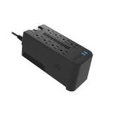 Regulador automatico de voltaje 600w 8 tomas 120v forza