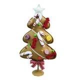 Adorno navideño de mesa árbol de dulces de 35.5 cm