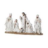 Nacimiento navideño blanco 26.6 cm wwxmas