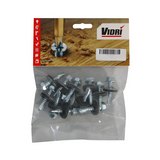 Tornillo goloso hexagonal punta broca #14x1 pulg(25.4 mm) con arandela s/12