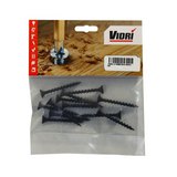 Tornillo #6x1.1/2 pulg (38.1 mm) rosca ordinaria para pared seca s/12