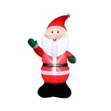 Inflable navideño santa 180 cm rojo/blanco