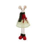 Muñeco navideño raton con bufanda mediano wwxmas