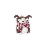 Muñeco navideño erizo con bufanda/gorro pequeño ccxmas surtido
