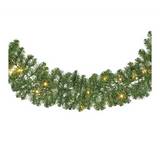 Guirnalda navideña de 2.70 m color verde con luces led
