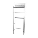 Organizador para baño 3 repisas plateado