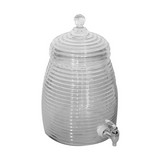 Dispensador para bebidas de vidrio 5 l transparente