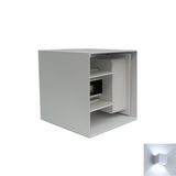 Lampara de pared cuadrada luz led 12w