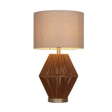 Lampara de mesa beige e27