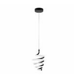 Lampara colgante led negra 46w