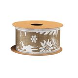 Listón navideño de 274.3 x 3.8 cm