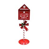 ADORNO NAVIDEÑO BUZON 101 cm ROJO CCXMAS