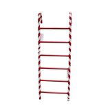 ADORNO NAVIDEÑO ESCALERA 60 cm ROJO/BLANCO CCXMAS