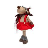 Figura navideña reno 74 cm rojo ccxmas