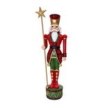 Adorno navideño cascanueces con estrella 25.5 cm ccxmas