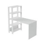 Escritorio de madera 134.5x120x63 cm match blanco