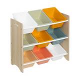 Organizador para juguetes 60x29.5x66 cm multicolor 10 piezas