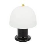 Lampara decorativa para mesa de 16 x 21 cm color negro