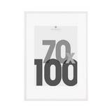 Marco para foto 70x100 cm blanco