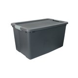 Caja organizadora de plastico 128 l gris oscuro