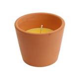Vela de citronela en maceta 9x9 cm