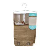 Cortina para ventana 96x213.3 cm cafe claro syme 4 piezas