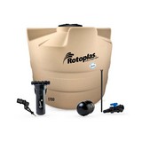 Tanque de agua tricapa equipado gpv 1,700 litros beige