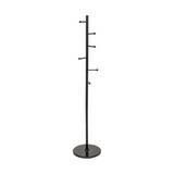 Perchero de acero para piso 173 cm negro