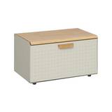 Caja para pan de metal/bambu 35.5x20.8x23.5 cm surtido