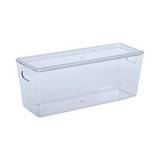 Organizador rectangular con tapa transparente 5l
