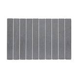 Alfombra de baño 59 x 39 cm gris