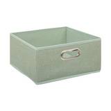 Caja organizadora de tela 31 x 15 cm verde