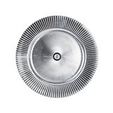 Porta plato navideño 33 cm plateado surtido