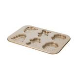 Molde para hornear antiadherente 35x26.5 cm figuras navideñas