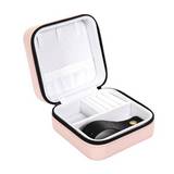 Joyero decorativo plastico/poliester 10 cm rosado/blanco surtido