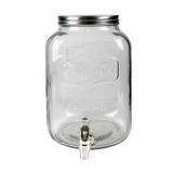 Dispensador para bebidas de vidrio 8 l transparente
