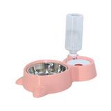 Dispensador de agua automatico para mascota de plastico/acero inoxidable