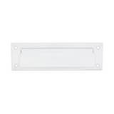 Placa para buzon blanca 254x78mm