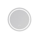 Espejo con luz led cct redondo 60x60 cm