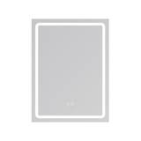 Espejo con luz led cct rectangular 60x80 cm