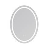 Espejo con luz led cct ovalado 60x80 cm