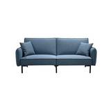 Sofa cama 198x84x90 cm / 198x109x40 cm azul