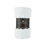 Manta decorativa 120 x 160 blanca