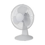 Ventilador de mesa giratorio blanco 30.48 cm (12 pulgadas)