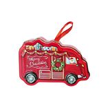 Deposito navideño de hojalata 11x6.8 cm surtido