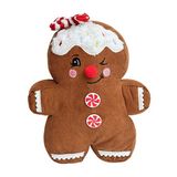 Cojin navideño 25x22 cm galleta de jengibre café jbxmas